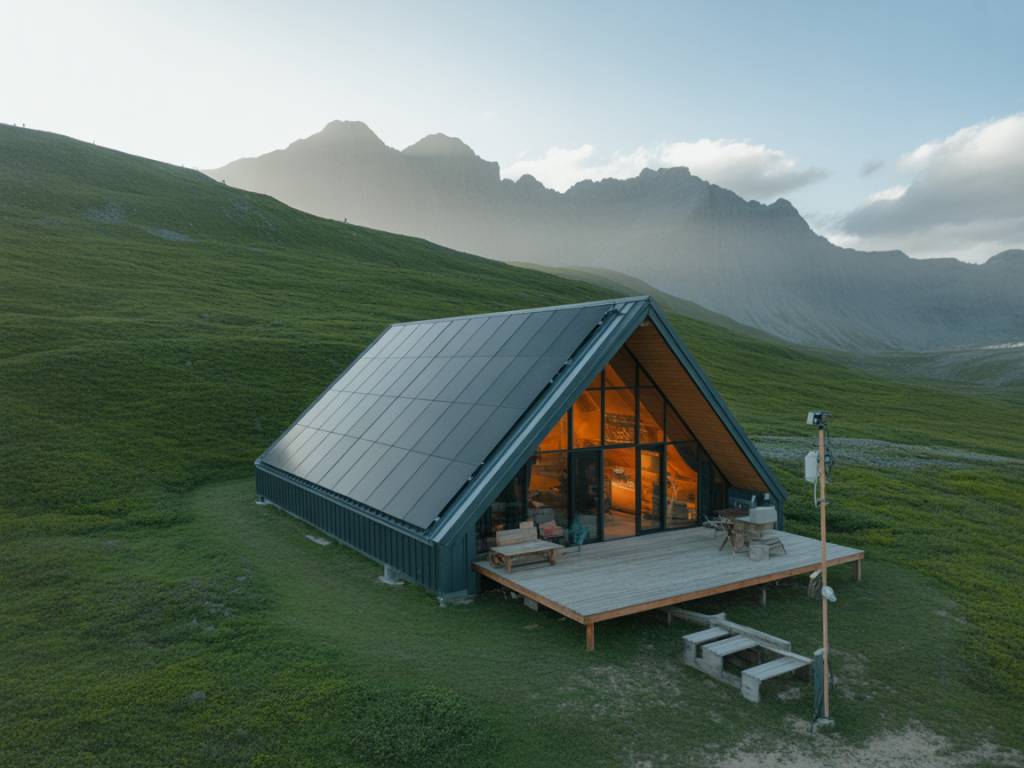 Installation solaire offgrid en montagne : électricité autonome en site isolé