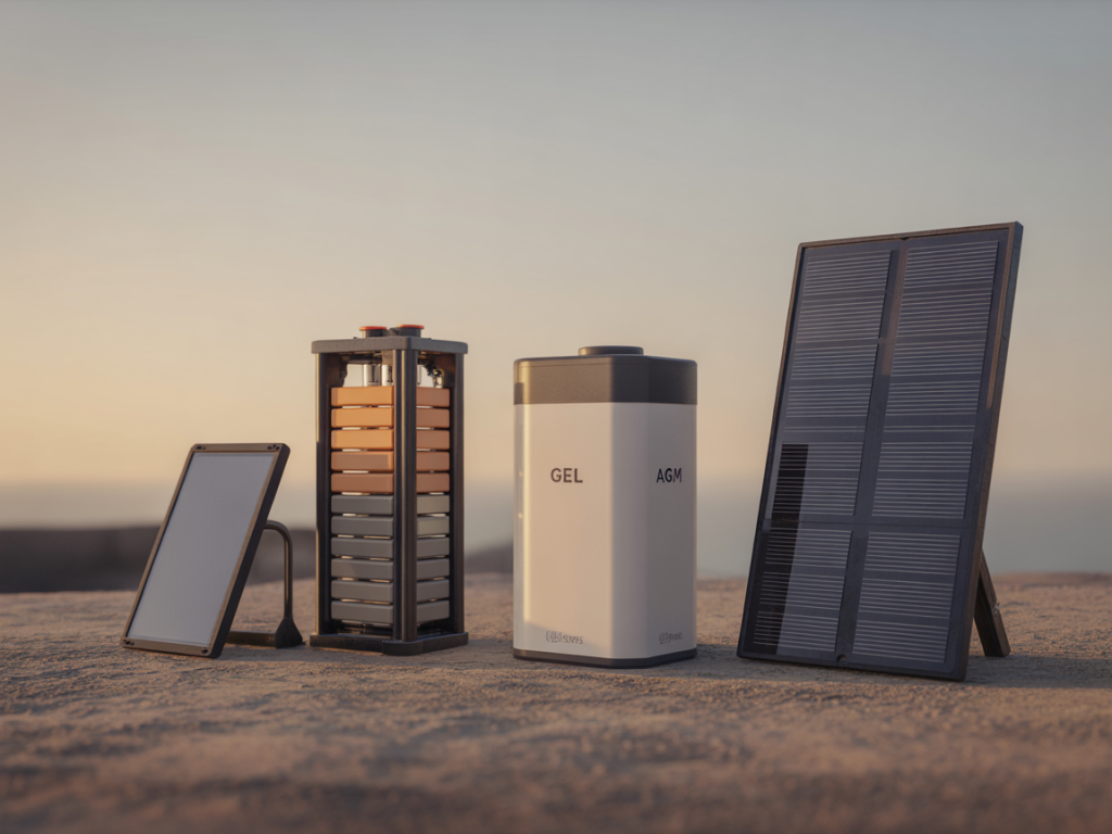 Les différents types de batteries solaires : lithium, plomb, gel ou AGM