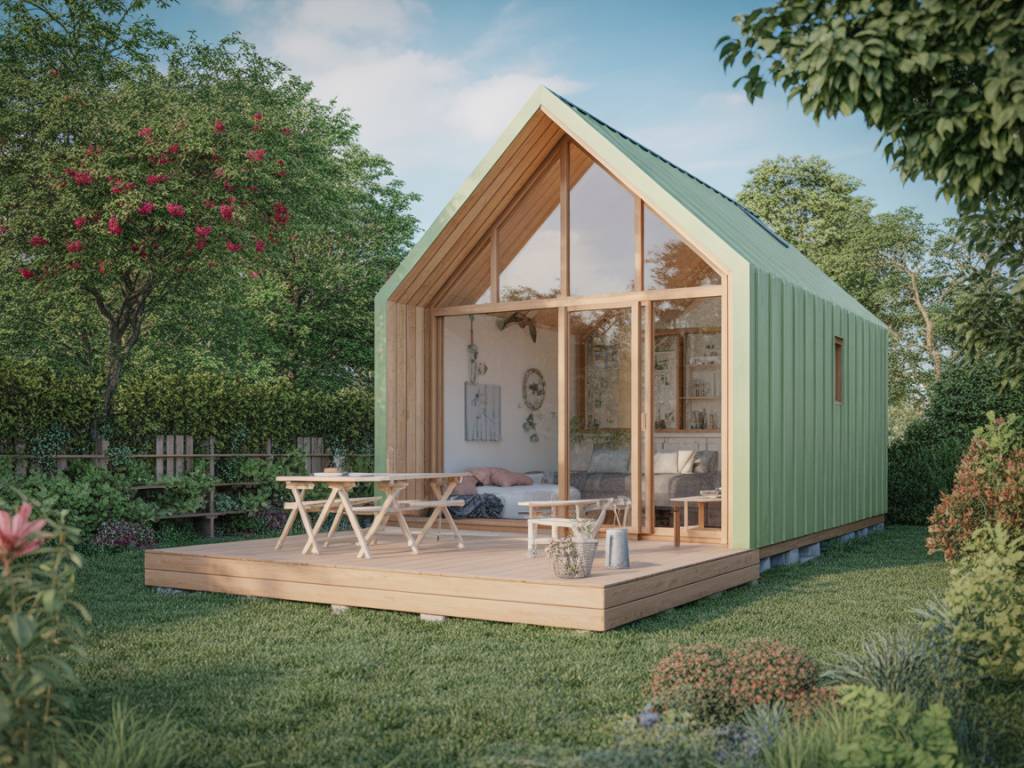 Studio de jardin habitable sans permis de construire : une alternative écologique et rapide à la construction traditionnelle
