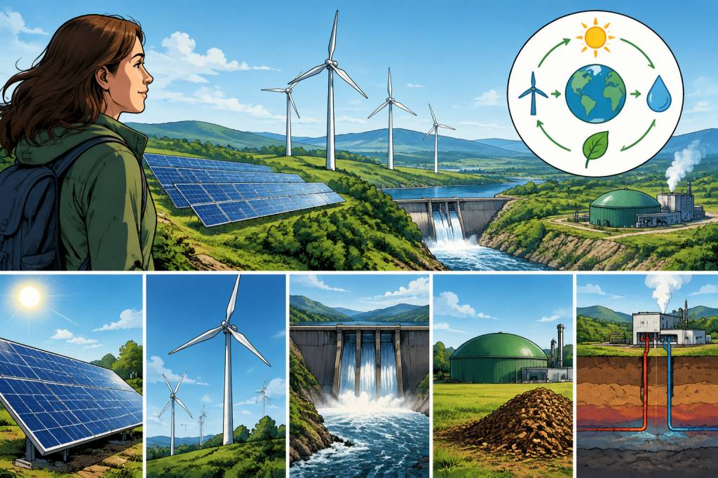 Qu’est-ce qu’une énergie renouvelable ? Définition, fonctionnement et exemples