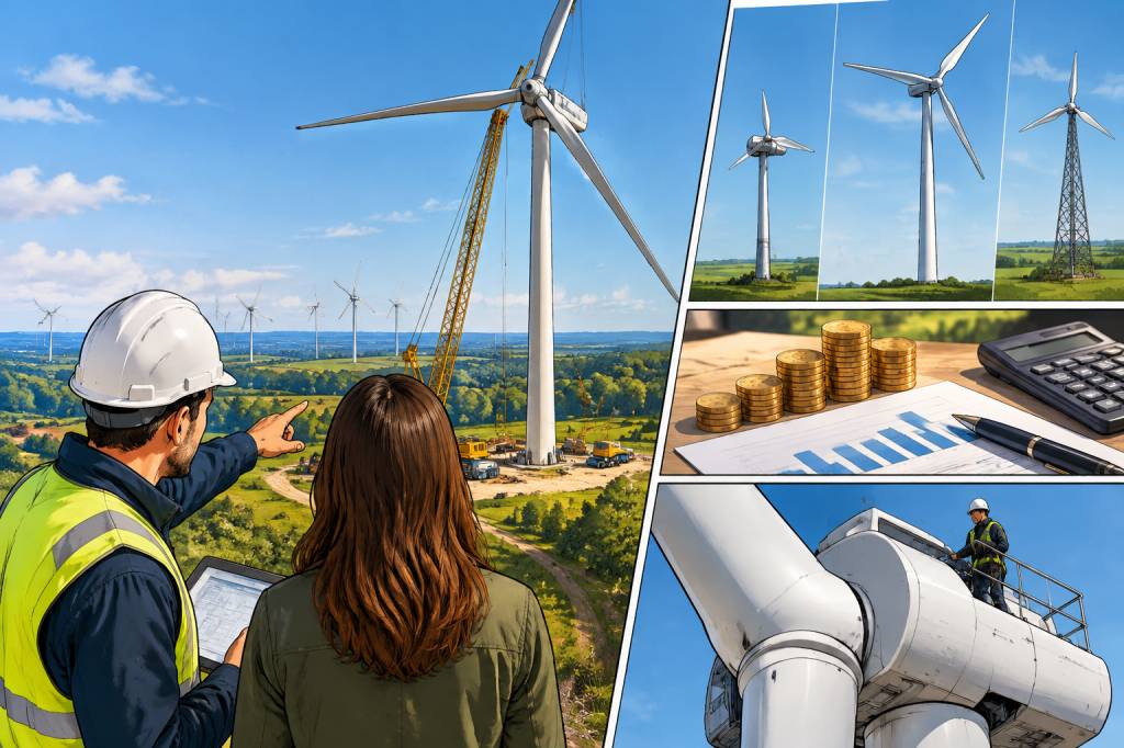 Coût des éoliennes : prix, installation et rentabilité selon les modèles